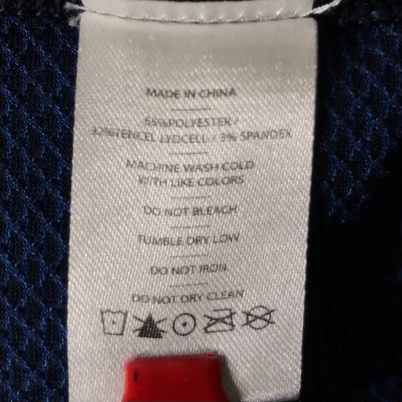 RHONE Workout Tee Short Sleeve Blue Black Pattern T-Shirt Men’s XL - Picture 11 of 11